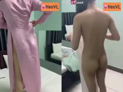 Bắt tình nhân mặc áo dài nắc cho kích thích