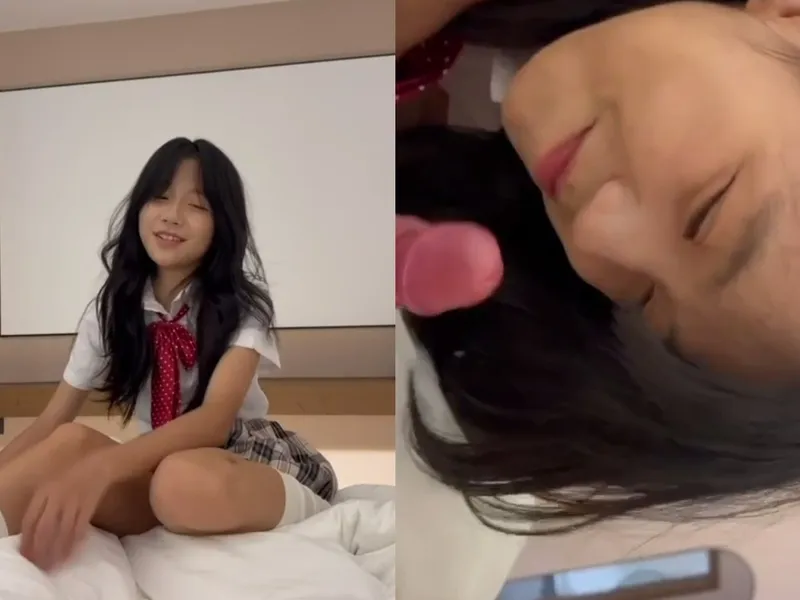 Em loli dễ thương mút cậu bé biến em thành con em đào dâm dục p1